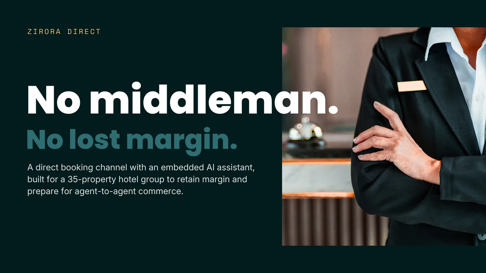 Cutting out the middleman: a direct B2B portal that reclaims hotel distribution